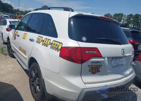 2008 Acura Mdx Technology Package z USA, uszkodzony, nr VIN 2HNYD28468H551030